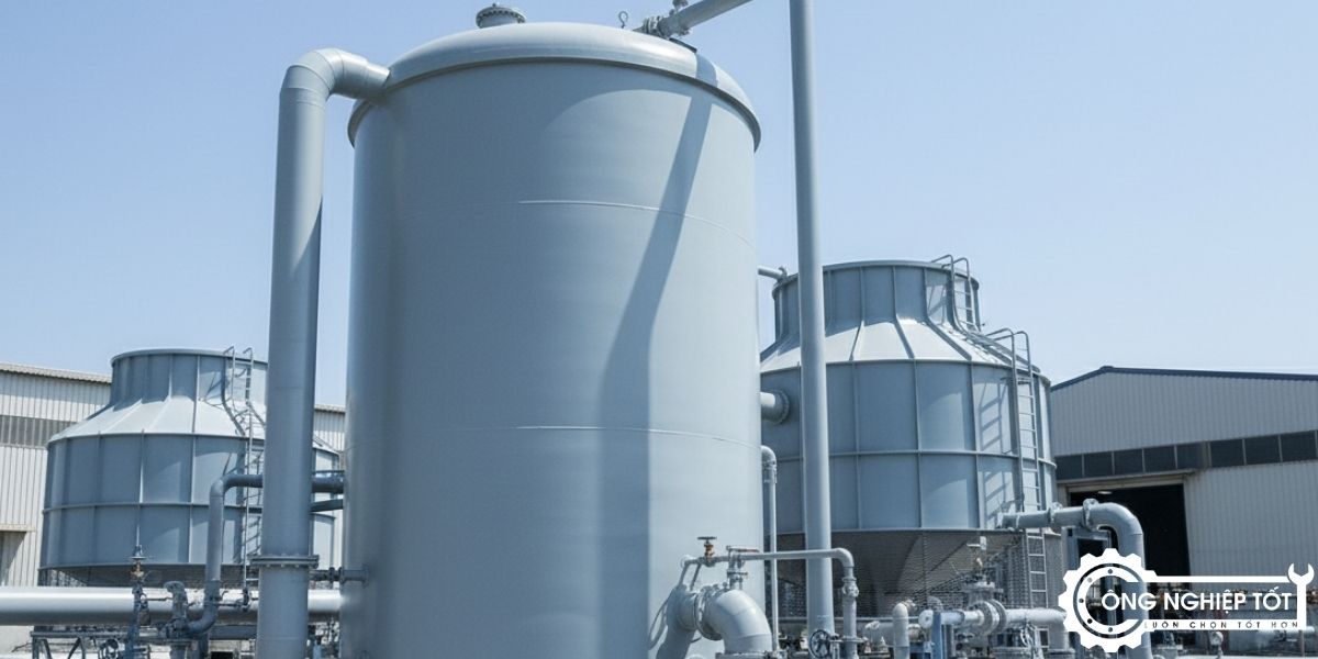 Bồn FRP trong hệ thống làm mát công nghiệp